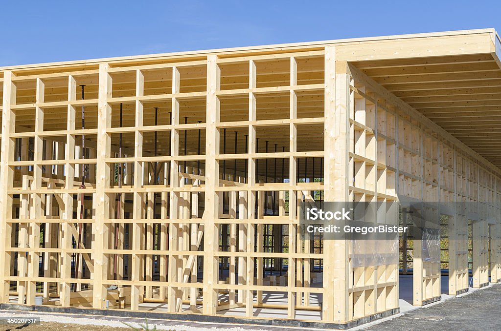 Building Frame at Construction Site Accessibility Stock Photo