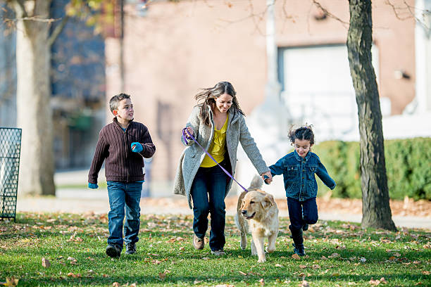 istock Family in autumn 450207407