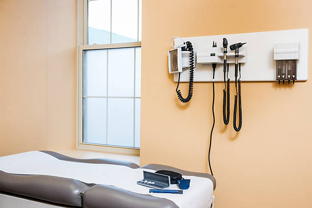 istock Diabetic medical devices in a doctors office 450208183