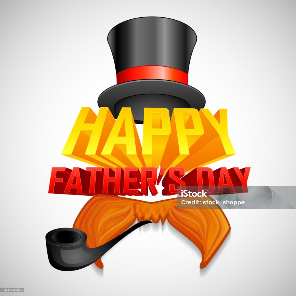 Happy Father's Day Background - Lizenzfrei Dekoration Vektorgrafik