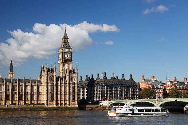 istock Big Ben with bridge in  London, UK 450212709