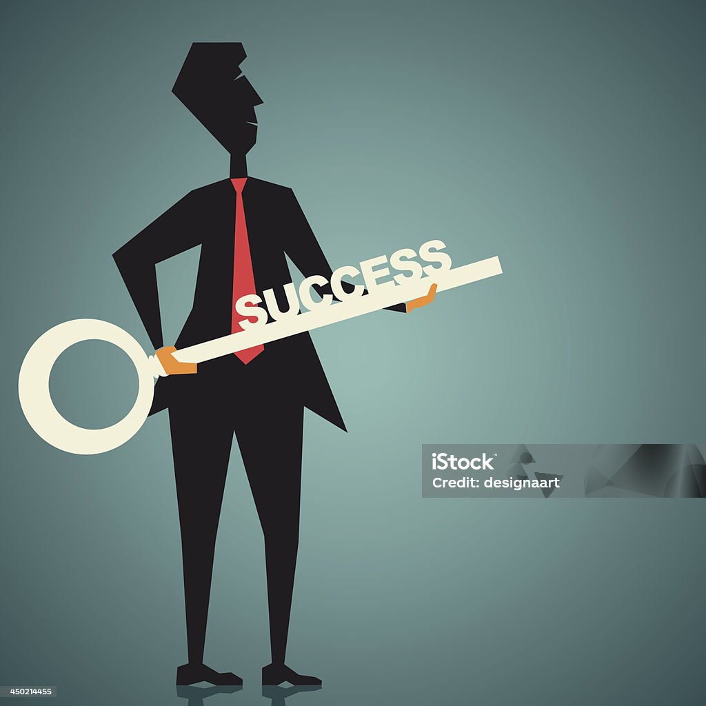 Success Key High Resolution Success Key Stock Illustration - Download Image Now - Achievement ...