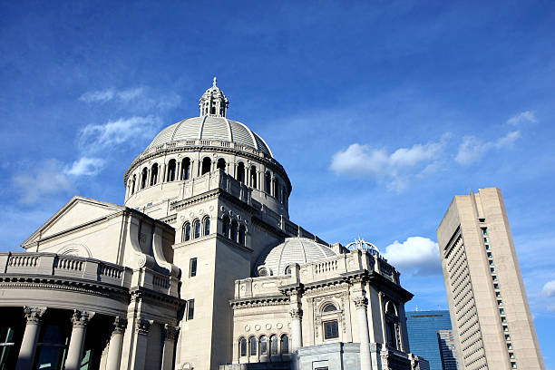 Arquitectura del centro de la ciudad de Boston - foto de stock