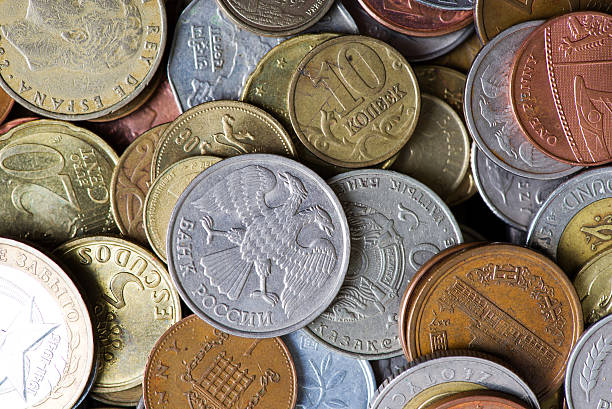 istock coins of different countries and times 450226469