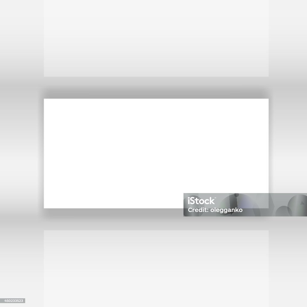 Abstrait écran blanc vector illustration - clipart vectoriel de Abstrait libre de droits