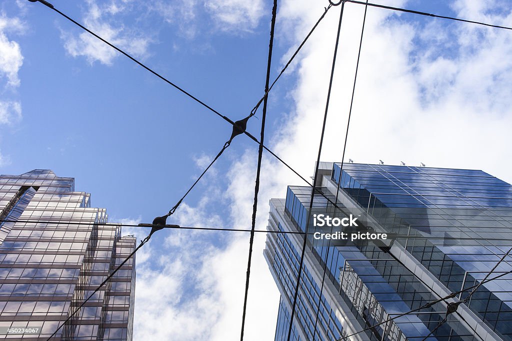 Antena de cable eléctrico en Toronto - Foto de stock de Aire libre libre de derechos