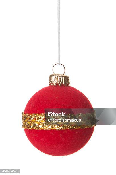 Foto de Weihnachten Weihnachtskugel Rot Mit Gold e mais fotos de stock de Advento - Advento, Bola de cristal, Bola de Árvore de Natal