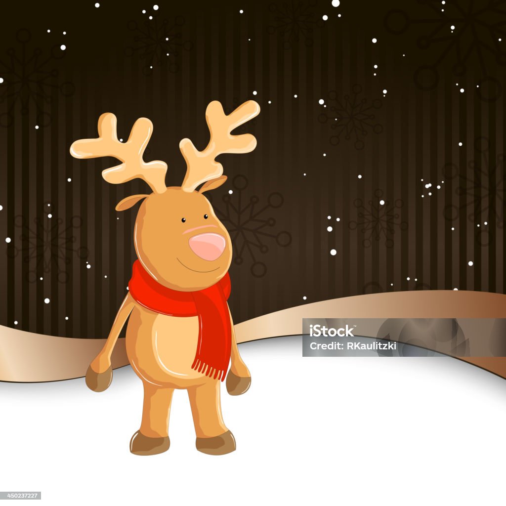 Vector fond de Noël - clipart vectoriel de Cartoon libre de droits