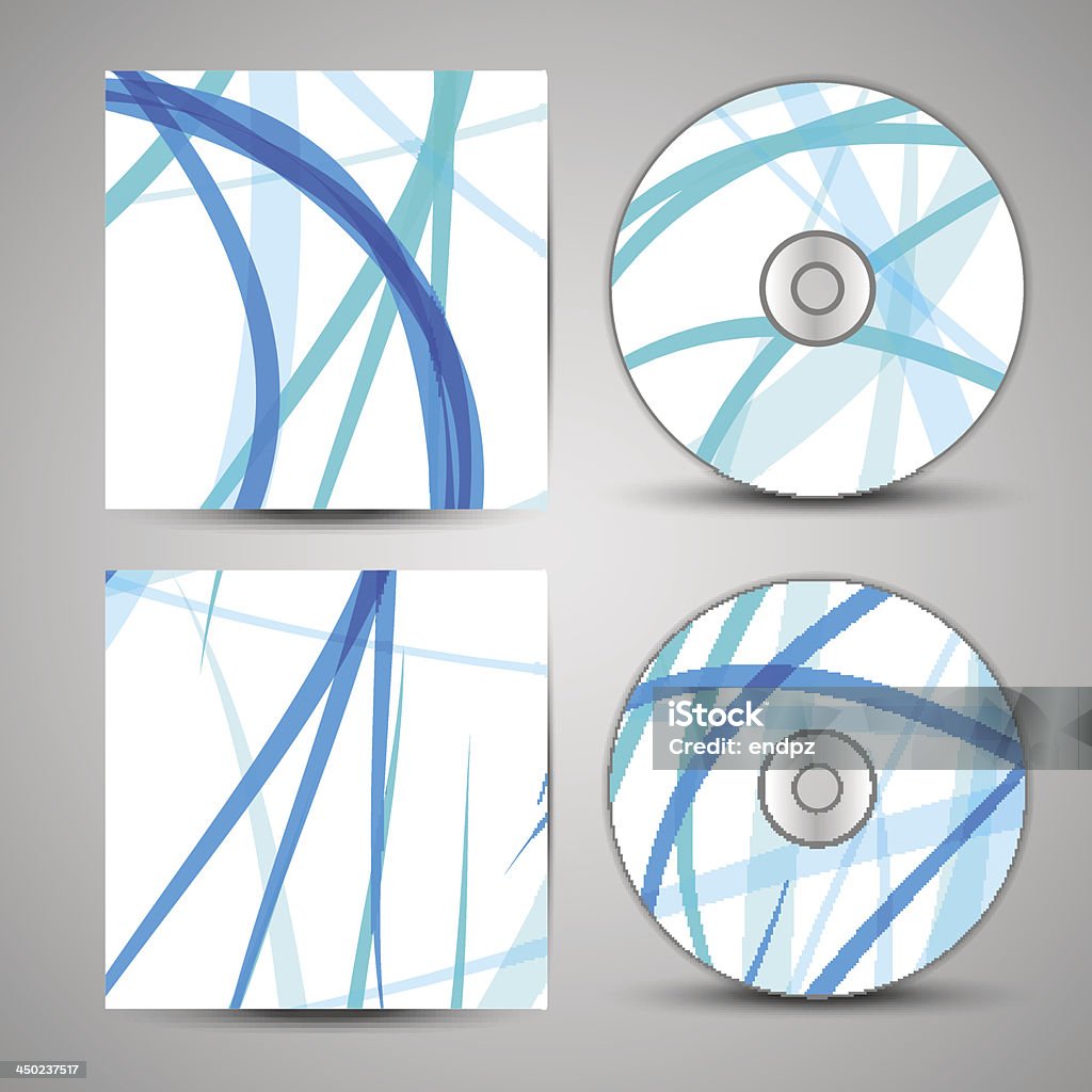 Copertina cd set vettoriale per il design - arte vettoriale royalty-free di Adulto