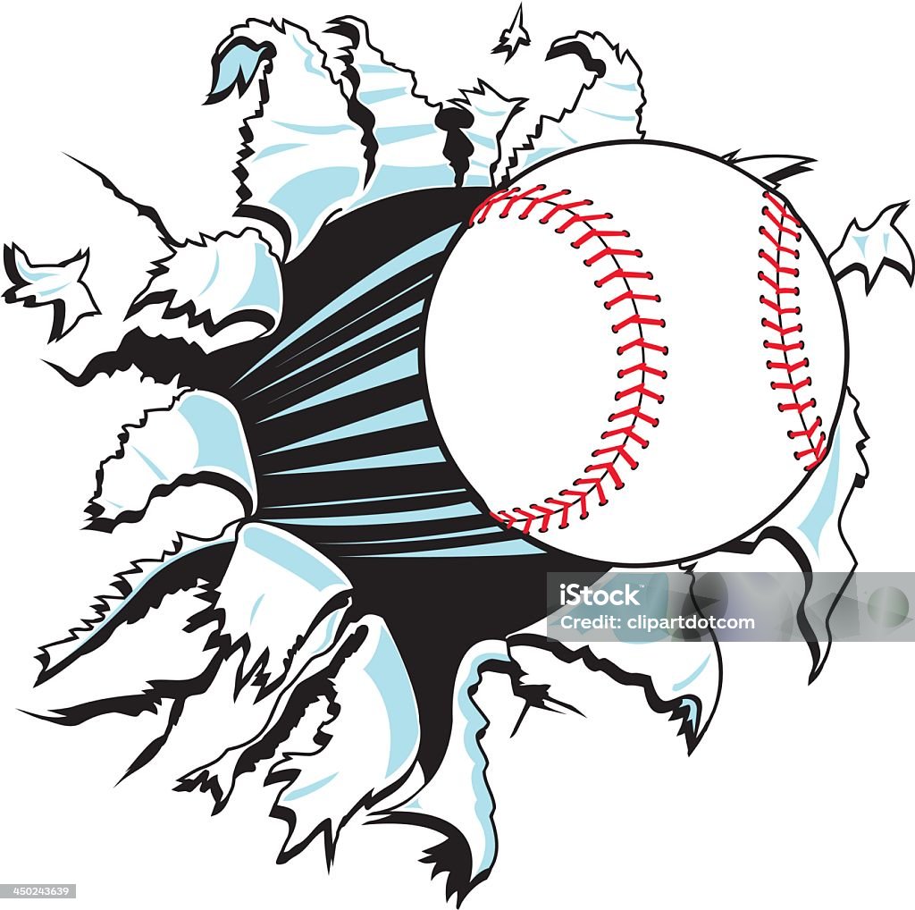 Baseball Explode Baseball Explosion Stock Illustration - Download Image Now - Baseball ...