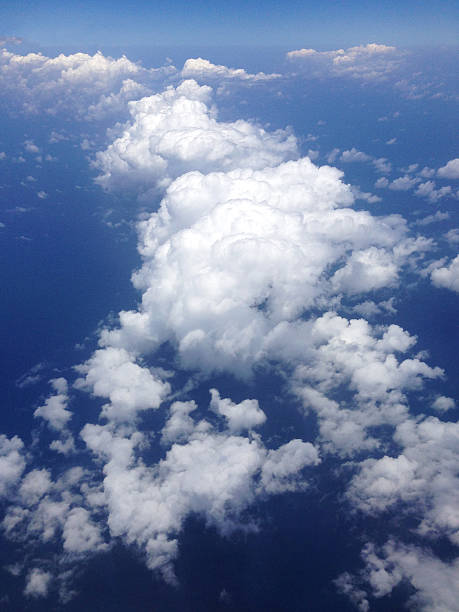 istock blue sky and cloud in Maldives 450247083