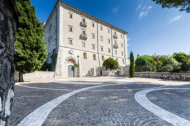 abbey of Montecassino stock photo