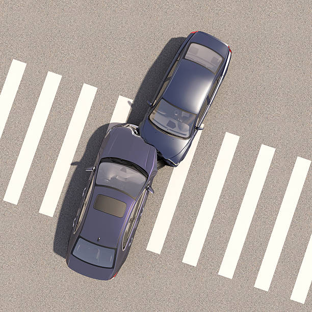 istock Accident with two cars 450253333