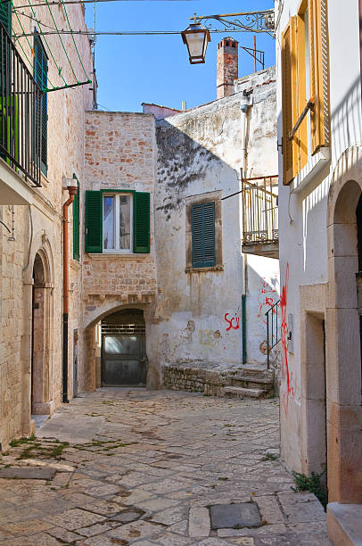 Alleyway. Conversano. Puglia. Italy. Alleyway. Conversano. Puglia. Italy. conversano stock pictures, royalty-free photos & images