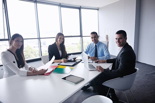 istock business people in a meeting at office 450256009