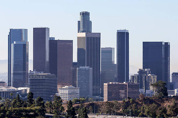istock Los Angeles Towers Morning Light 450257155