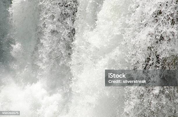 Lundbreck Falls Splashing Alberta Stock Photo - Download Image Now - Alberta, Horizontal, No People