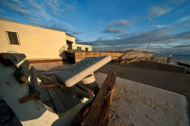 Superstorm Sandy Aftermath stock photo
