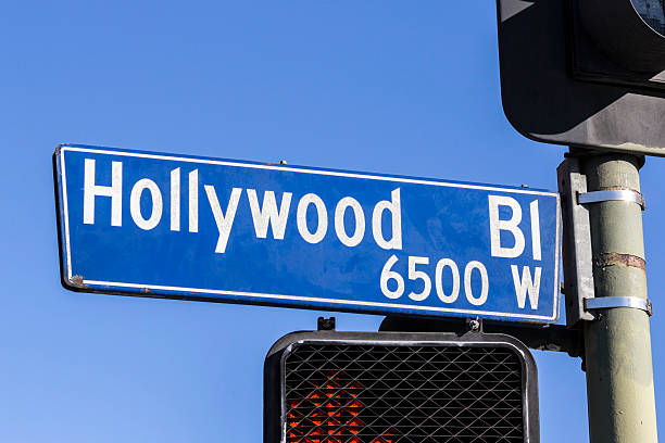 istock Grungy old Hollywood Bl Sign 450268817