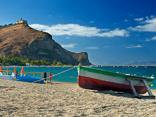 Tindari in the promontory of Sicily stock photo