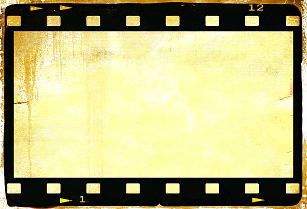 istock Vintage film strip frame 450274009