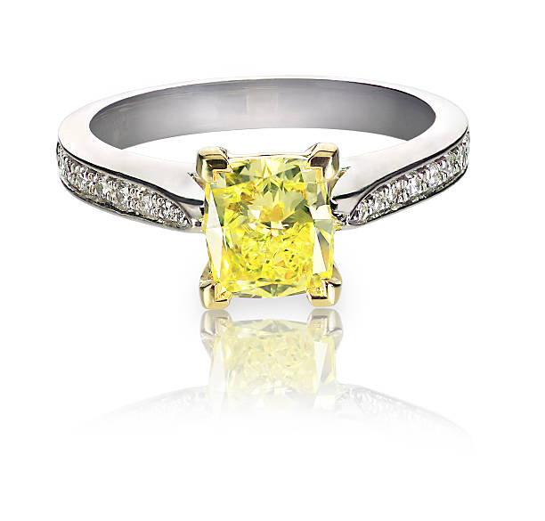 istock Canary Yellow Diamond Engagement Ring 450296159