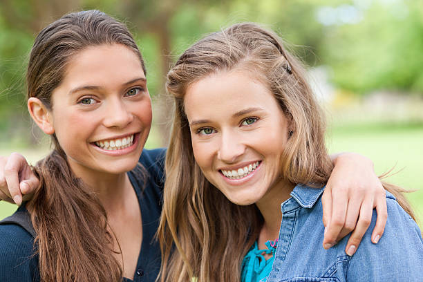istock Portrait of two friends 450300977