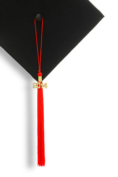 istock Black and Red 2014 Graduation 450301223