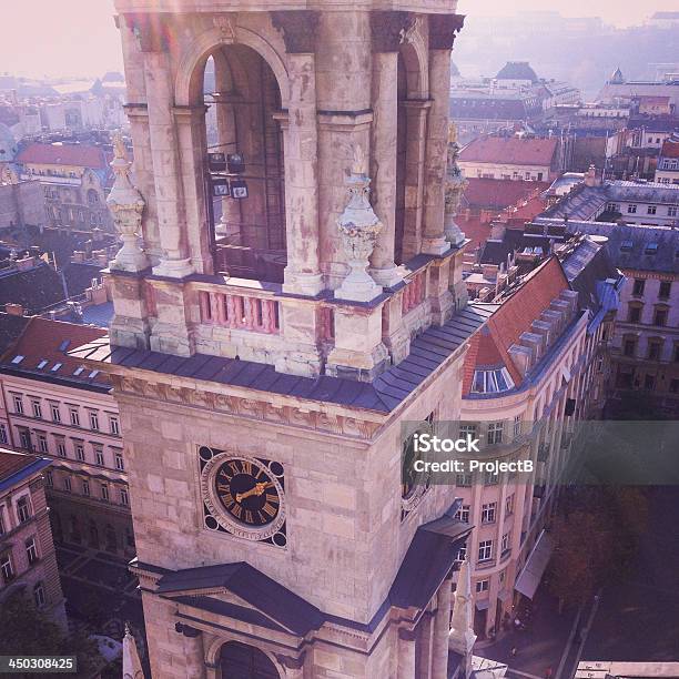 Bell Tower Of St Stephen Basilica In Budapest Hungary Stock Photo - Download Image Now