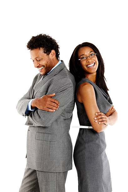 istock Successful business associates standing together 450309255
