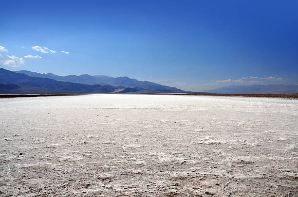 istock Death Valley, California, USA: salt pans 450309573