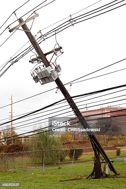 Broken Power Line Stock Photo - Download Image Now - Fuel and Power Generation, Telephone Line, Broken