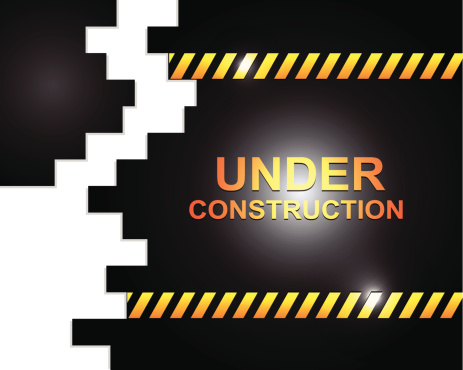 Under Construction Wall Stock Illustration - Download Image Now