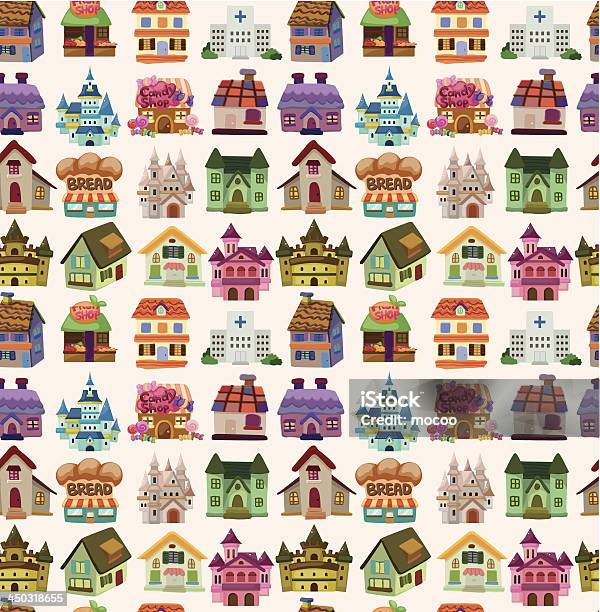 Sample House Patterns Seamless House Pattern Stock Illustration - Download Image Now - Church ...