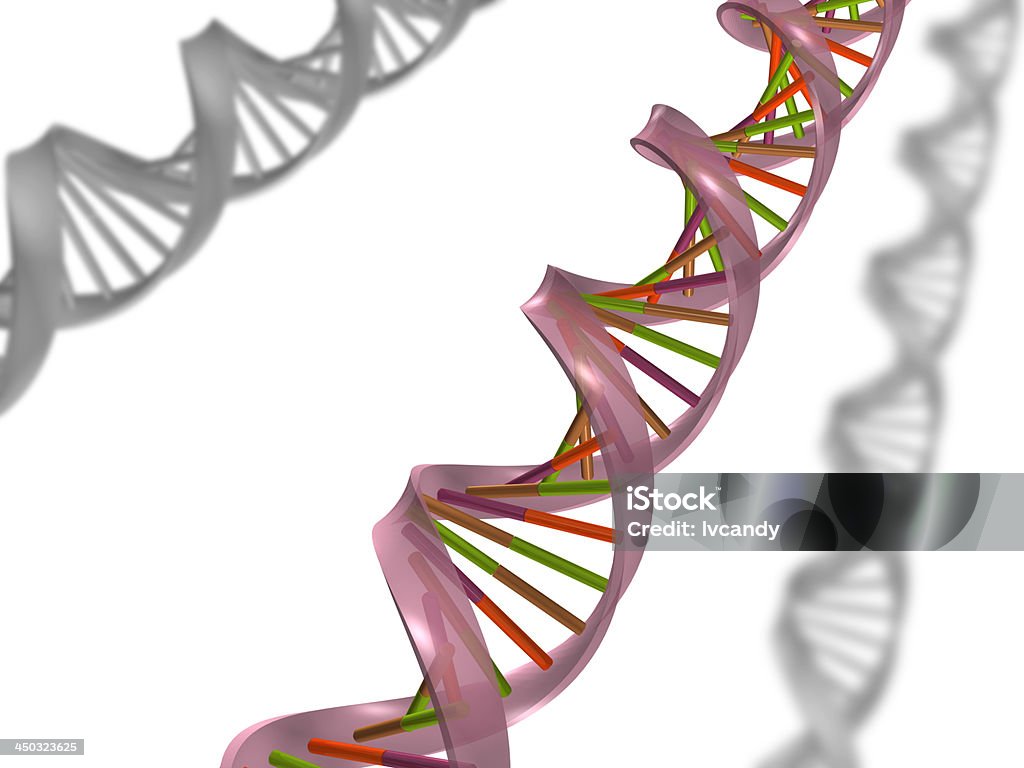 DNA molecular - Zbiór zdjęć royalty-free (Bez ludzi)
