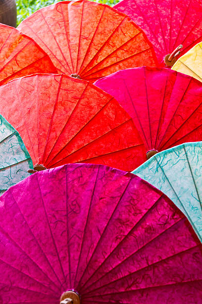 istock Umbrellas in Chiang Mai, Thailand. 450324479