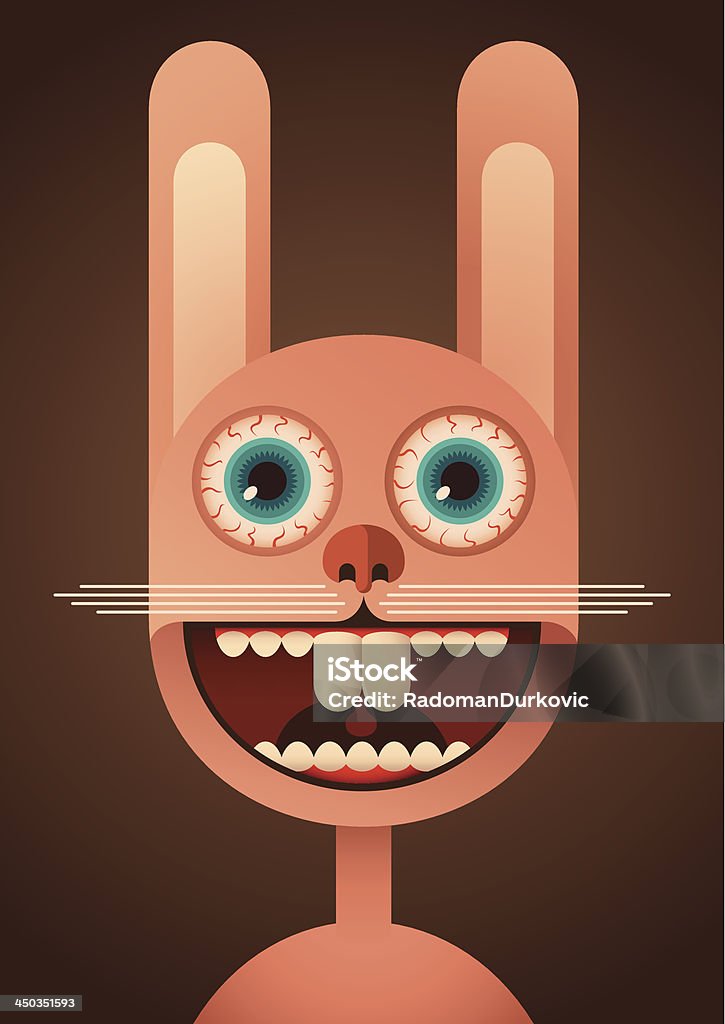 Commic Rabbit Drawing Comic Rabbit Stock Illustration - Download Image Now - Animal, Animal ...