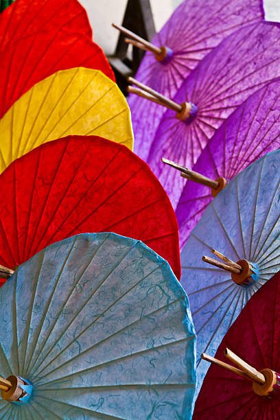 istock Umbrellas in Chiang Mai, Thailand. 450351749