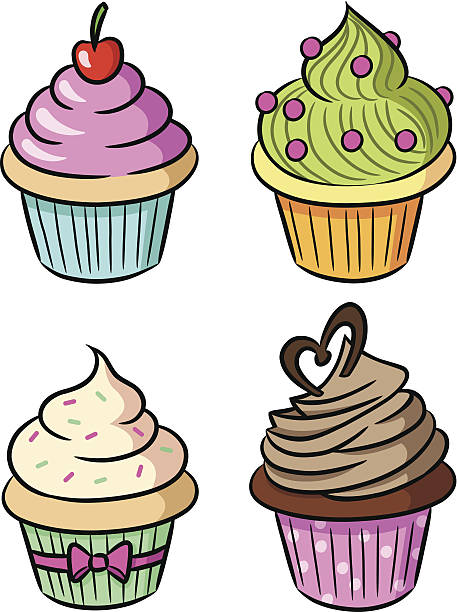 Cupcakes – Vektorgrafik