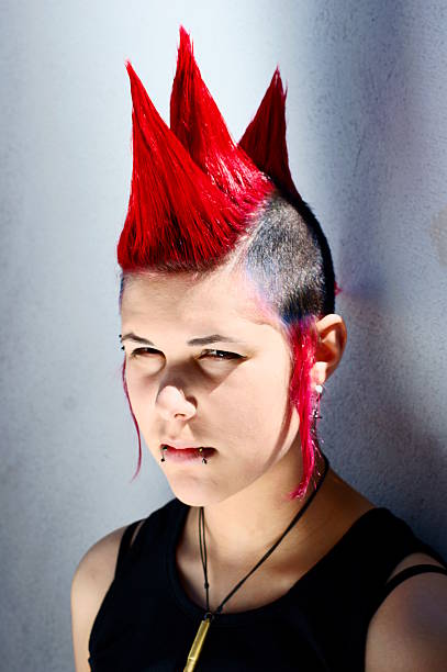 istock Angry punk girl 450362227