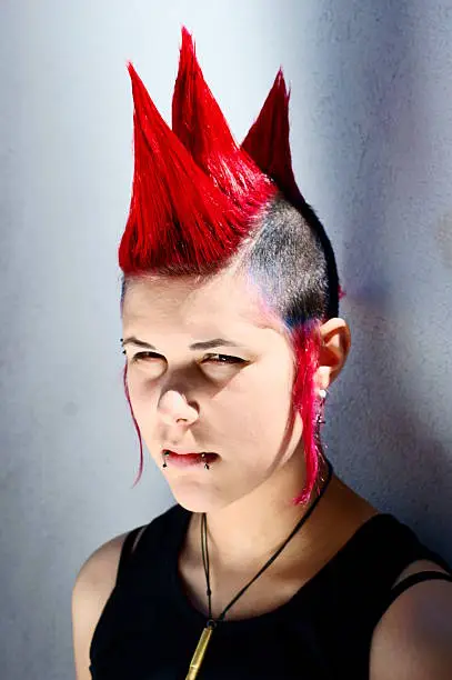 Photo of Angry punk girl