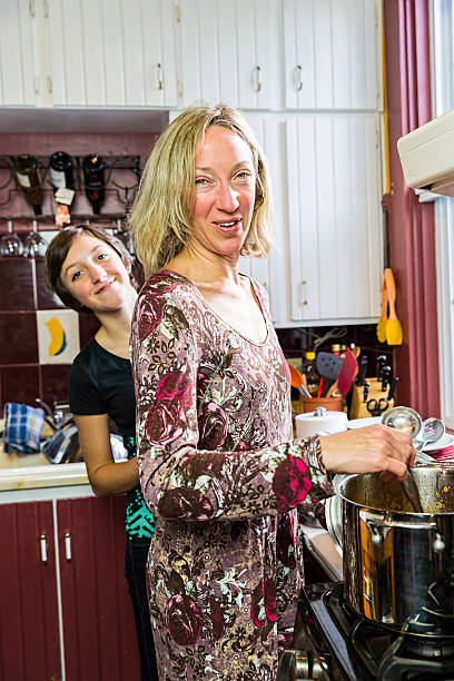istock Mom and Daughter in the Kitchen 450366561