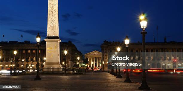 Place De La Concorde And Obelisk Of Luxor Paris Stock Photo - Download Image Now - Arranging, Capital Cities, City