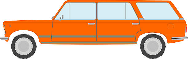 illustrazioni stock, clip art, cartoni animati e icone di tendenza di station wagon. - station wagon