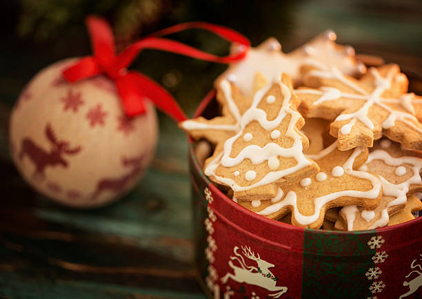 istock Decorated Holiday Christmas Cookies And Biscuits 450395811