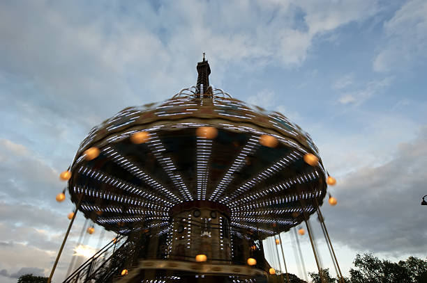 istock carousel in Paris near the Eiffel Tower 450406561