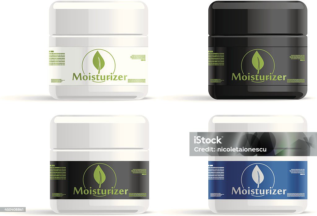 Moisturizing creme vista Frontal - Royalty-free Adulto arte vetorial