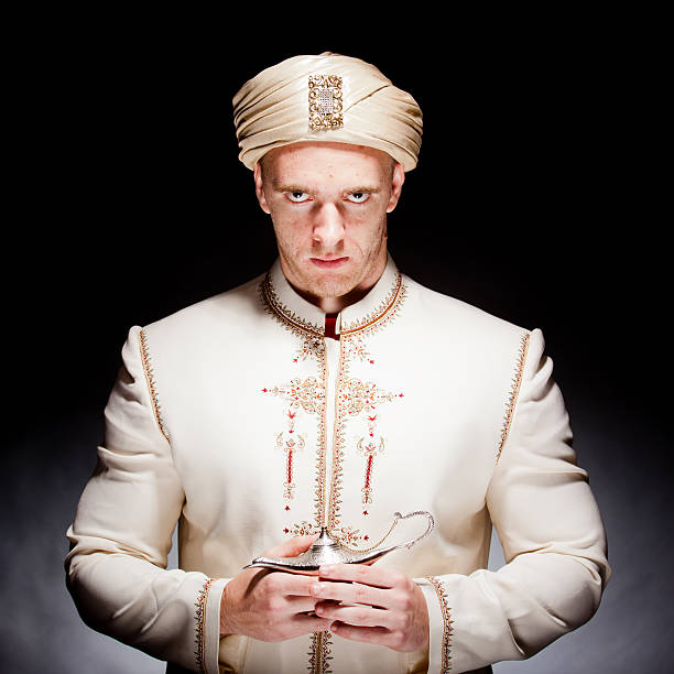 istock A man in a traditional Asian costume 450414475