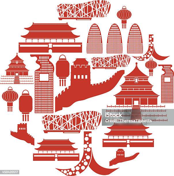 Icona Set Di Pechino - Immagini vettoriali stock e altre immagini di Cina - Cina, Pechino, Vettoriale