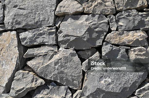 Gray Rock Ancient Wall Stock Photo - Download Image Now - Abstract, Architecture, Backgrounds